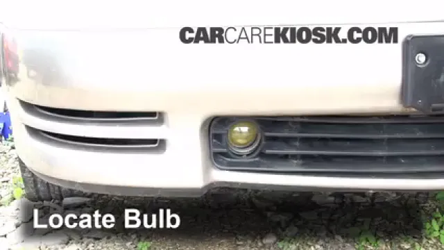 1993 Lexus ES300 3.0L V6 Éclairage Feu antibrouillard (remplacer l'ampoule)